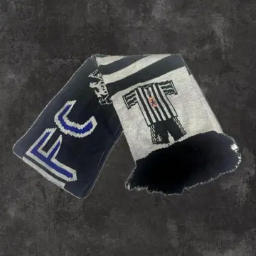 FC NUFC 뉴캐슬 축구 머플러 니트 y2k