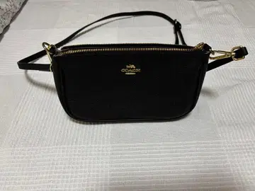 블랙 캔버스 숄더백