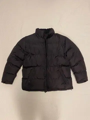 블랙 다운 자켓 L 사이즈