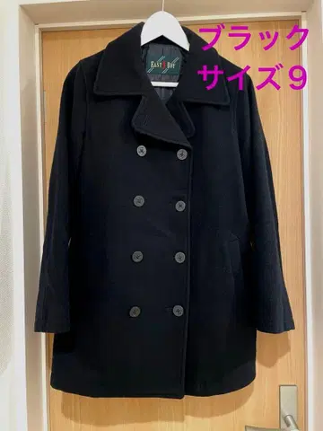 EAST BOY 블랙 더블 브레스트 코트