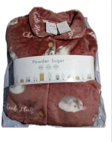 홋카이도 이온 한정판 햄스터 패턴 플리스 파자마