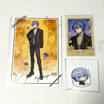 니지산지 코야나기 로우 마네키네코 콜라보 가을날씨 미니 아크릴 스탠드 외