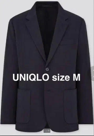 유니클로 UNIQLO 컴포트 자켓 M 네이비 [ 새상품급 ]