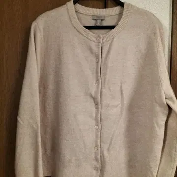 H&M 핑크 버튼 가디건 L 사이즈