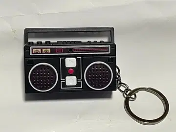 J.드림 mini 레트로 라디오 카세트 마스코트 (블랙/레드) 1개