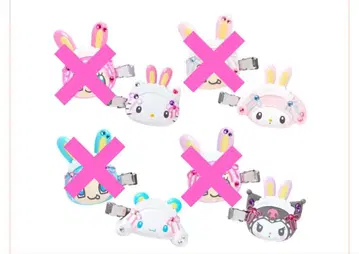 mezzo piano 산리오 콜라보 앞머리 클립