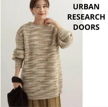 URBAN RESEARCH DOORS 믹스 컬러 얀 풀오버