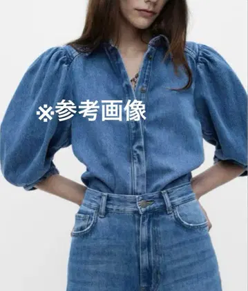 ZARA ZW 컬렉션 데님 블라우스 S 사이즈