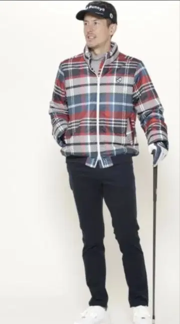 새상품급 Jack Bunny!! 에어컷 빅 체크 블루종 사이즈 6