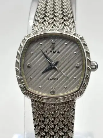 [ 작동 양호 새 배터리 ] CYMA L616 쿼츠 여성용 손목시계