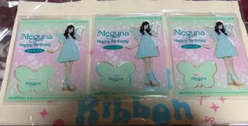 Pixel Ribbon 하시모토 메구 나 생탄 아크릴 스탠드