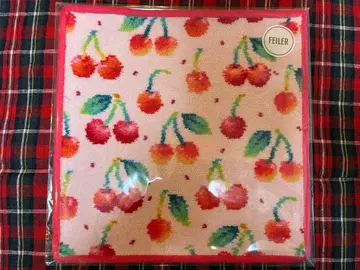 페일러 체리 도트 손수건 WEB 한정판 완판템 페일 핑크 x 핑크