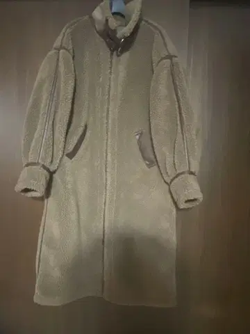 Ungrid 보아 플리스 자켓 베이지