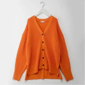 울 블렌드 빅 가디건 PLST