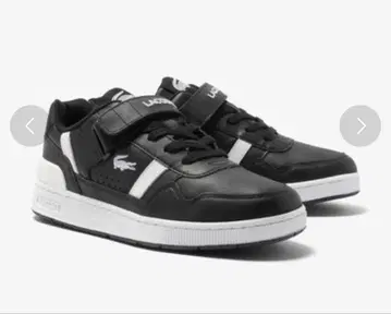 LACOSTE 블랙/화이트 스니커즈