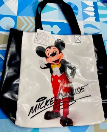 [택 포함 미사용] 미키 이매지닝 토트백 미토미 연미복 실사