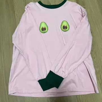 RRR Madestyle 아보카도 프린트 긴팔 티셔츠