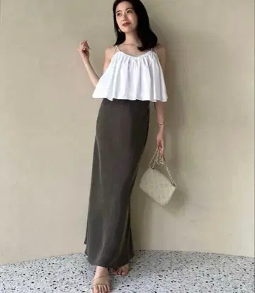 anuans 피브릴 큐프라 내로우 스커트