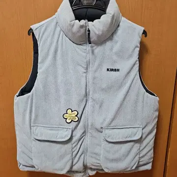 [정품 새상품급] KIRSH 체리 리버서블 패딩 베스트