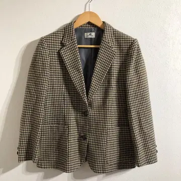 JANE MORE 하운드투스 패턴 자켓