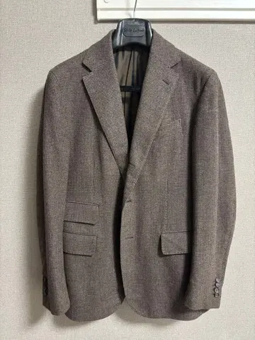 스틸레 라티노 하운드 투스 브라운 자켓