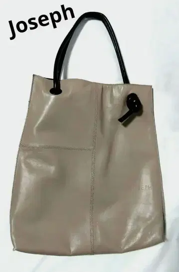 조셉 레더 천연 가죽 모노톤 핸드백