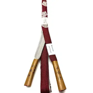 [ 새상품 ] 허리띠 진한 빨간색 아이보리 고시마 M 에도