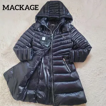 새상품급 맥케이지 다운 자켓 LARA-R 블랙 택 포함 새상품