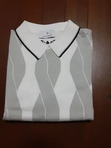 JUN&ROPE 지그재그 패턴 스웨터