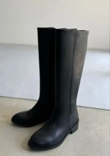 HIAND 클래식 롱 부츠 롱부츠 블랙 25cm