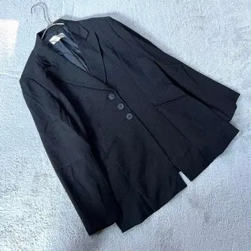 [러브리치] (13AR) 정장 자켓 스트라이프 블랙