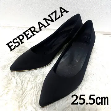 [ 컨디션 최상 ] ESPERANZA 12시간 펌프스 25.5cm 블랙