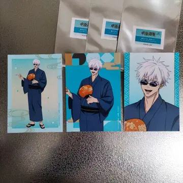 주술회전 고죠 사토루 하나야시키 트레이딩 브로마이드 유카타ver