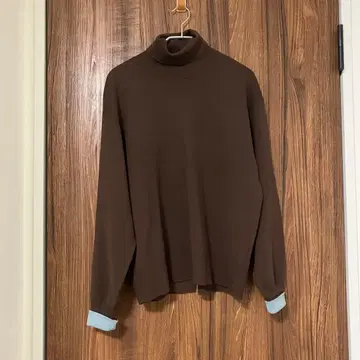 [ 24AW ] 6 (roku) 코튼 울 터틀넥 니트 풀오버