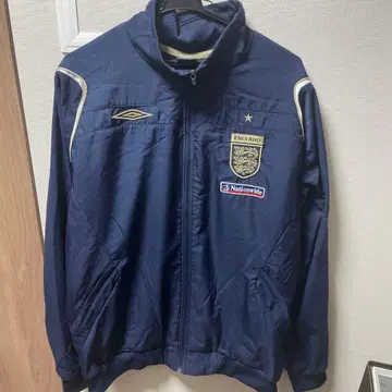 엄브로 축구 잉글랜드 대표 트랙 자켓 네이비