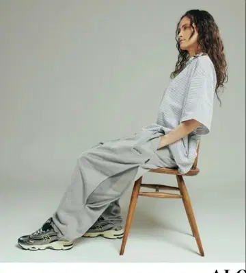 ALOUND VENTILATION SWEAT PANTS gray XL