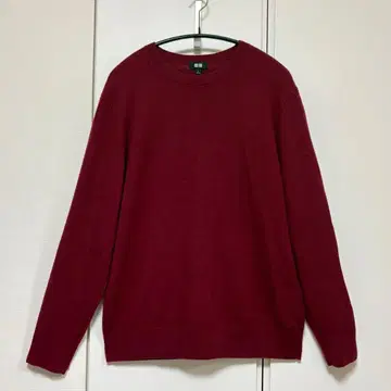 유니클로 캐시미어 크루넥 스웨터 L