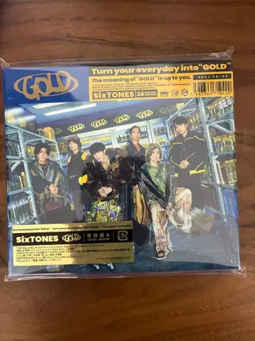 SiX TONES GOLD 초회반 A 미개봉 새상품