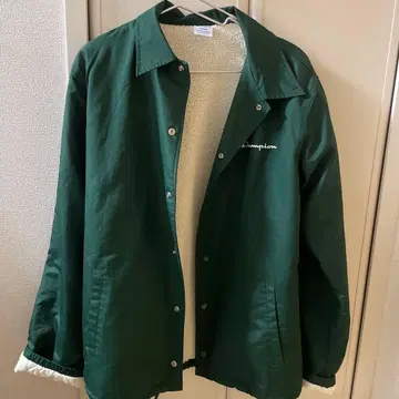 Champion 그린 나일론 자켓 L 사이즈