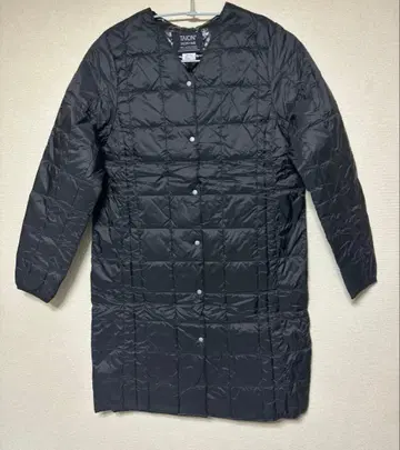 미사용 새상품 TAION 타이온 V넥 버튼 롱 다운 자켓 XL