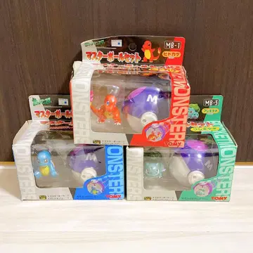 포켓몬 마스터볼 세트 리자드, 꼬부기, 이상해씨 3체 세트