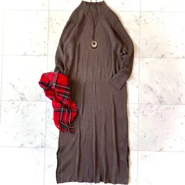 23구 정가 3만 6천 코튼 실크 니트 원피스 사이드 슬릿 워셔블