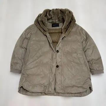 써니클라우드 퍼 포함 다운 자켓 베이지