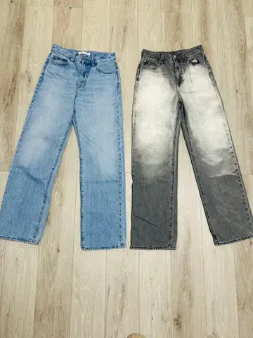 새상품급 스트레이트 레그 데님 2세트