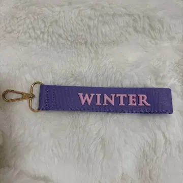 WINTER 키링 보라색 aespa 윈터