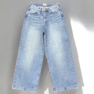 새상품급 NEPLA 플라주 와이드 데님 팬츠 사이즈 24