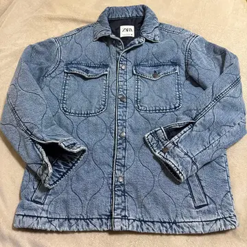 ZARA 데님 다운 자켓 XS
