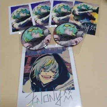 파라라이 미코시바 켄타 트레사진 사인 6주년 캔뱃지 G프리 프로카