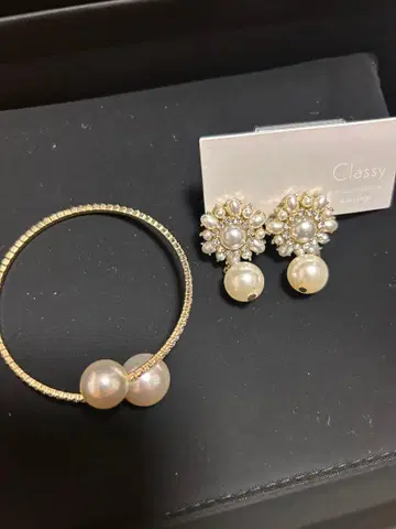 뱅글, 귀찌 결혼식 액세서리 세트