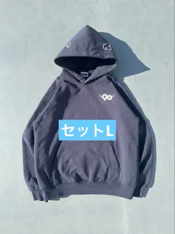 90 Logo Original Hoodie navy size L